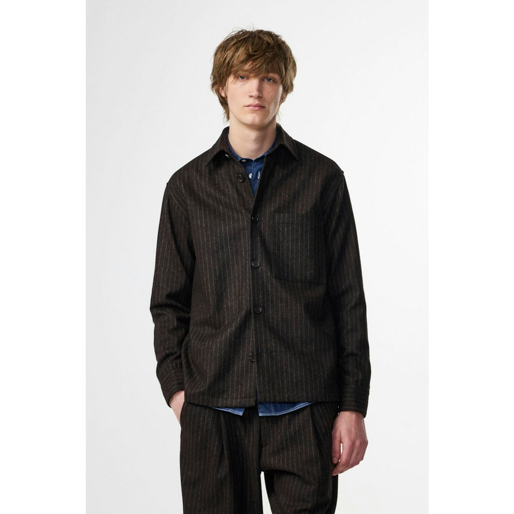 No Nationality NNO7 Freddy Wool Hybrid Overshirt