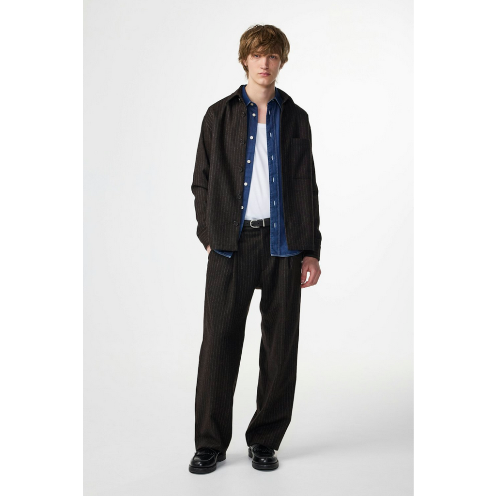 No Nationality NNO7 Freddy Wool Hybrid Overshirt