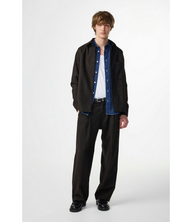 No Nationality NNO7 Freddy Wool Hybrid Overshirt