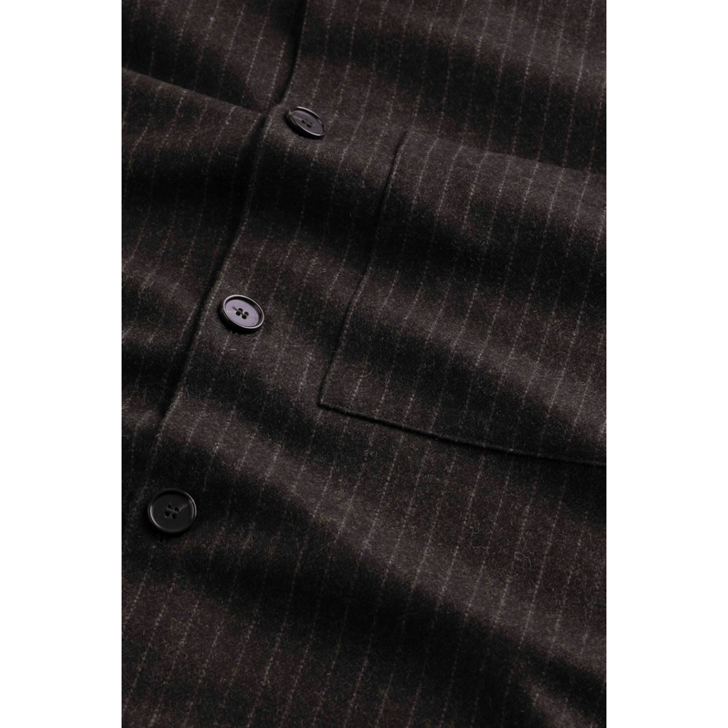 No Nationality NNO7 Freddy Wool Hybrid Overshirt