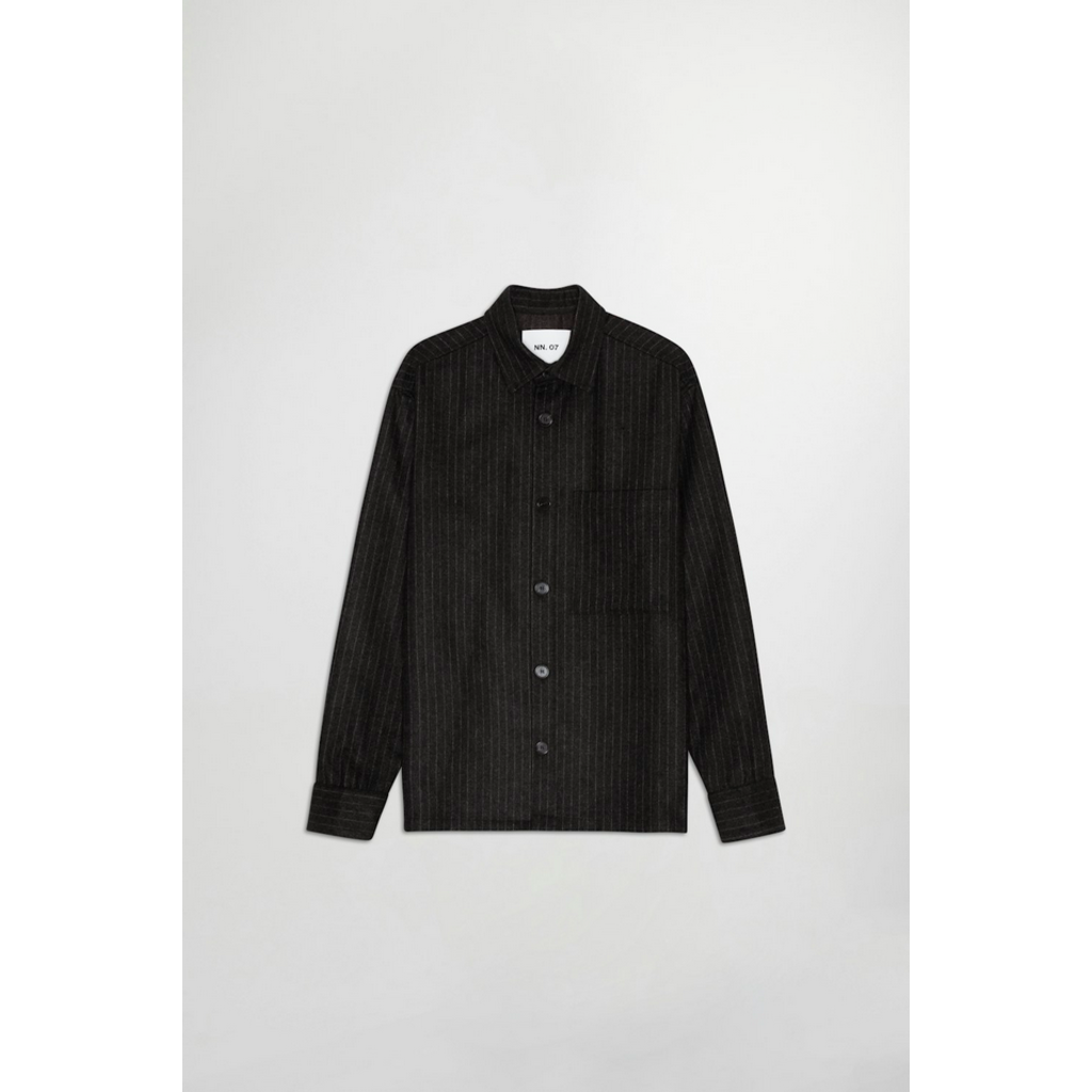 No Nationality NNO7 Freddy Wool Hybrid Overshirt