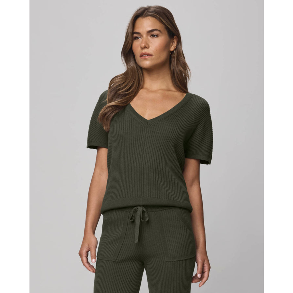 Ladies SPLENDID Splendid Rib V Neck