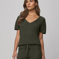 Ladies SPLENDID Splendid Rib V Neck