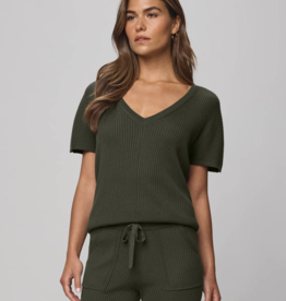 Ladies SPLENDID Splendid Rib V Neck