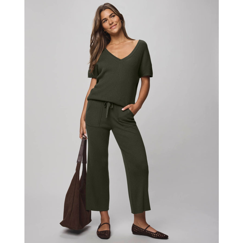 Ladies SPLENDID Splendid Rib V Neck