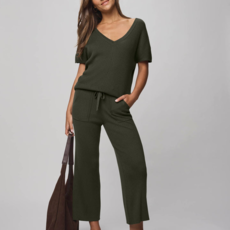 Ladies SPLENDID Splendid Rib V Neck