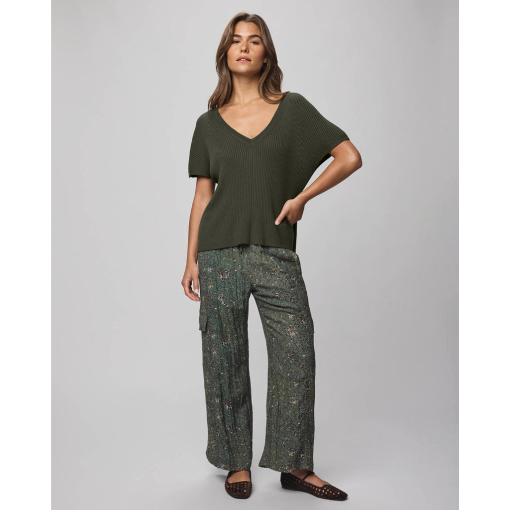 Ladies SPLENDID Splendid Rib V Neck