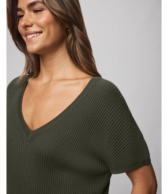 Ladies SPLENDID Splendid Rib V Neck