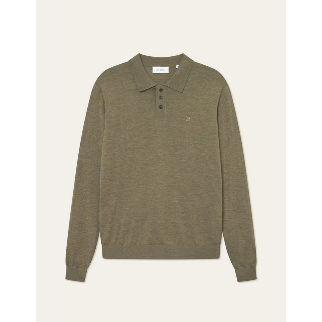 LES DEUX Les Deux Grayson Merino LS Polo