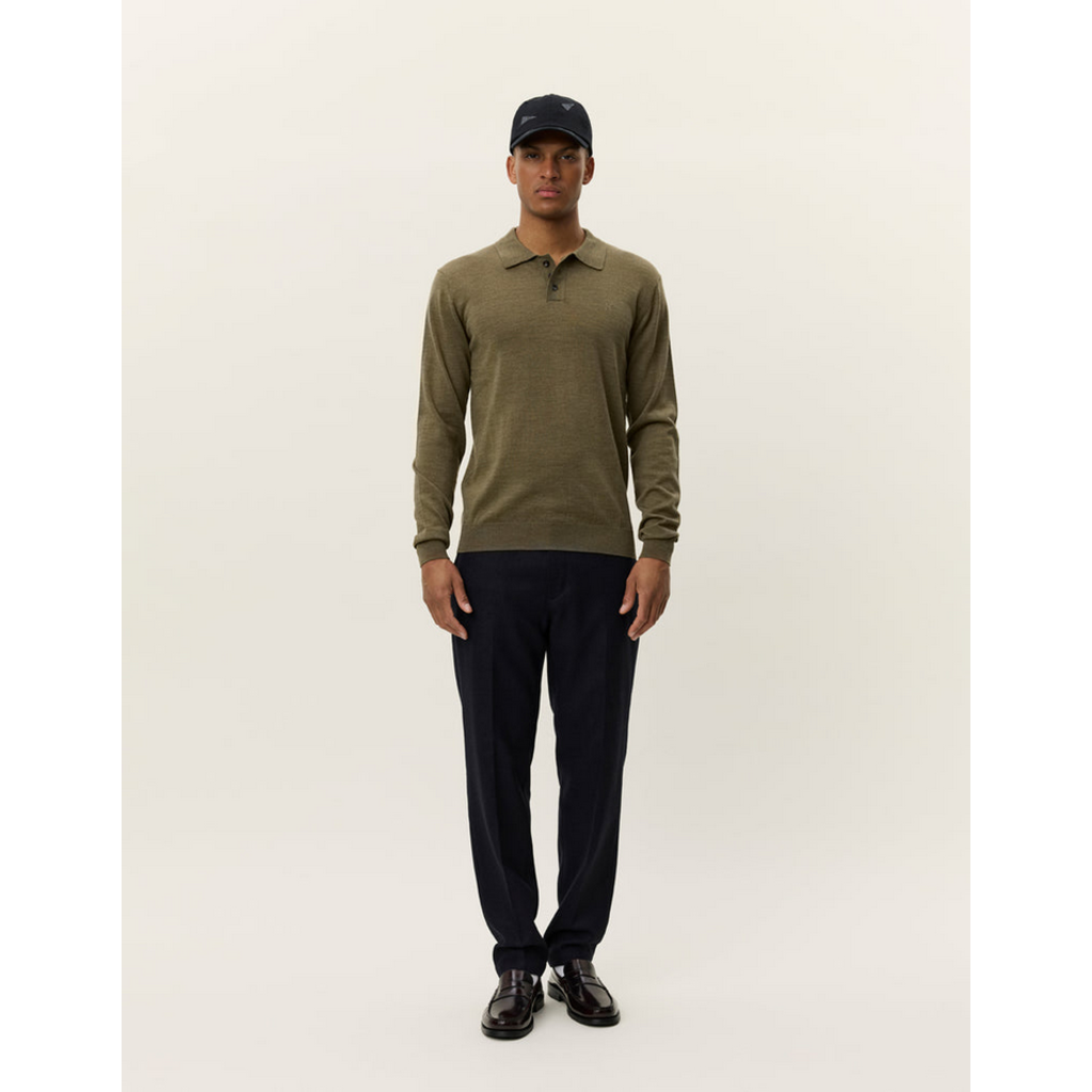 LES DEUX Les Deux Grayson Merino LS Polo