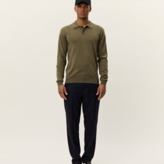 LES DEUX Les Deux Grayson Merino LS Polo