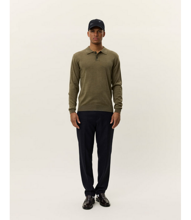 LES DEUX Les Deux Grayson Merino LS Polo