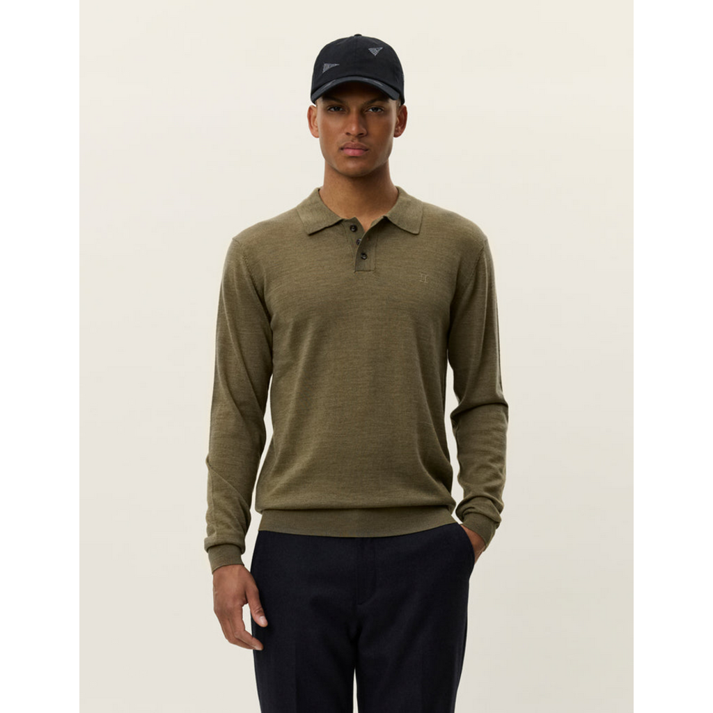 LES DEUX Les Deux Grayson Merino LS Polo