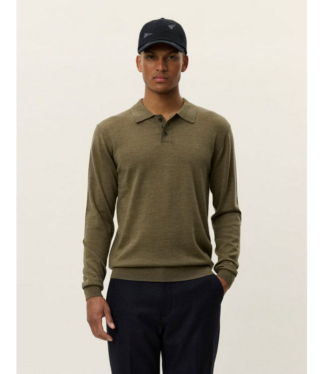 LES DEUX Les Deux Grayson Merino LS Polo