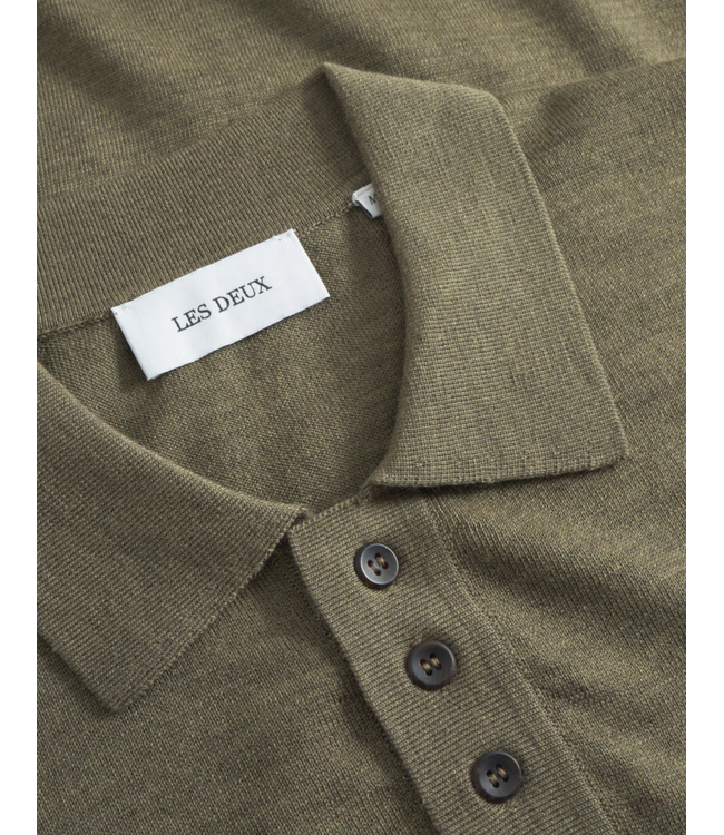 LES DEUX Les Deux Grayson Merino LS Polo