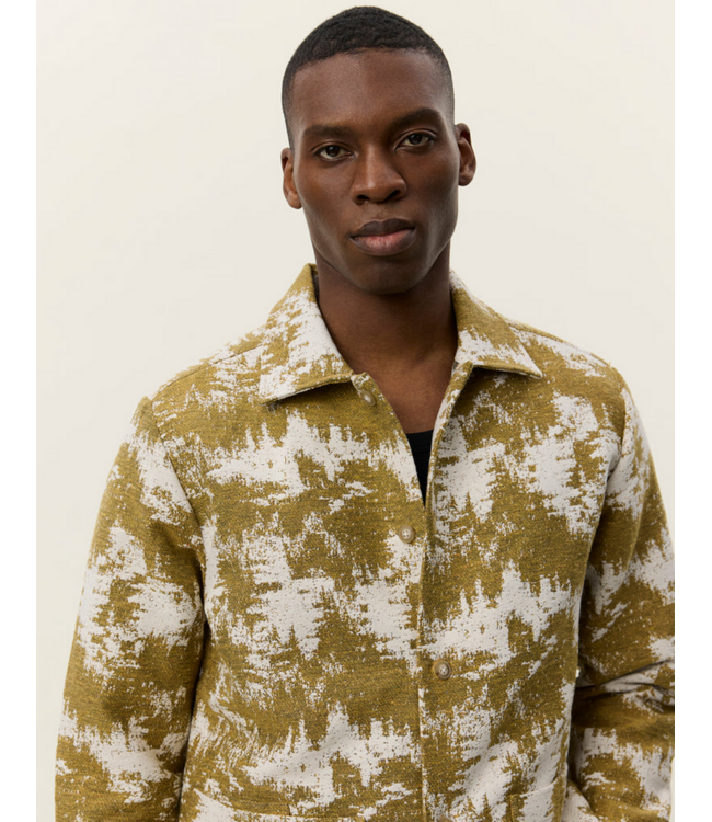 LES DEUX Les Deux Layton Jacquard Overshirt