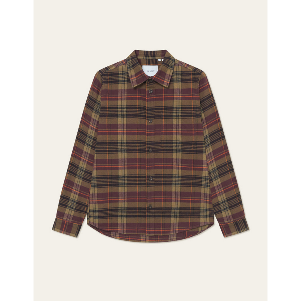 LES DEUX Les Deux Lennon Check Overshirt