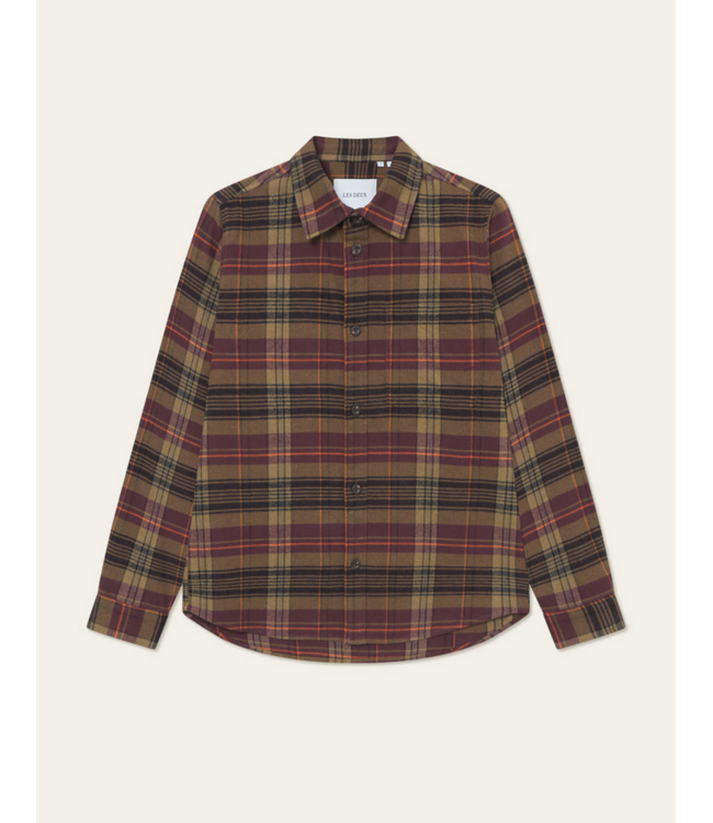 LES DEUX Les Deux Lennon Check Overshirt