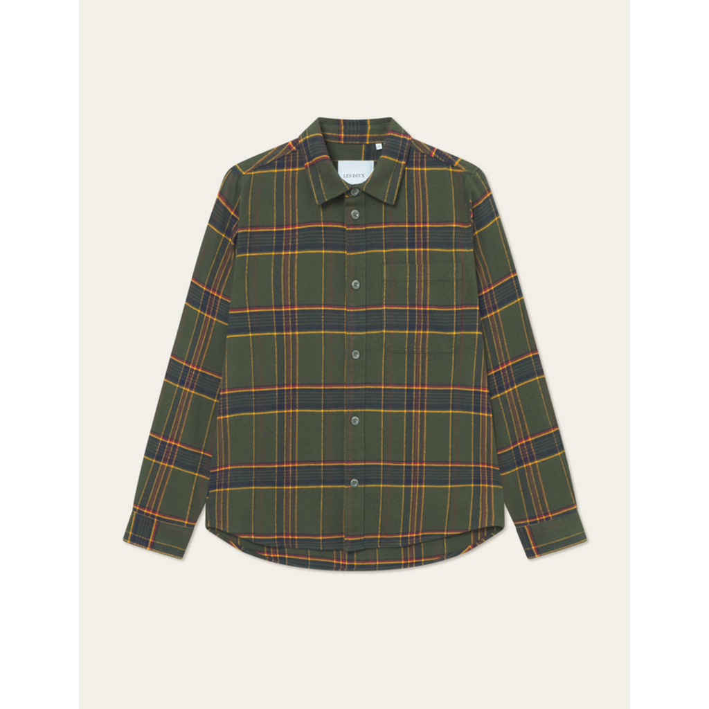 LES DEUX Les Deux Lennon Check Overshirt