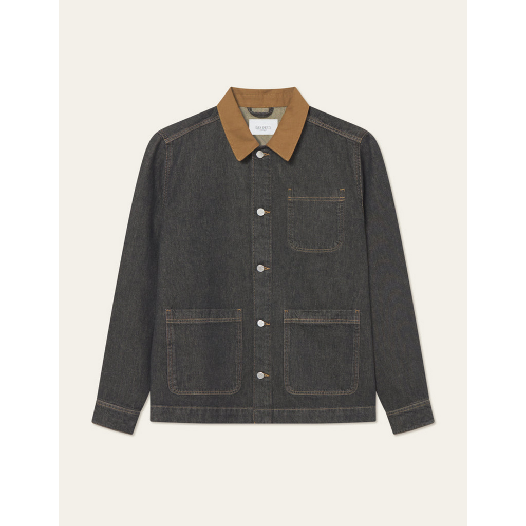 LES DEUX Les Deux Layton Contrast Denim Chore