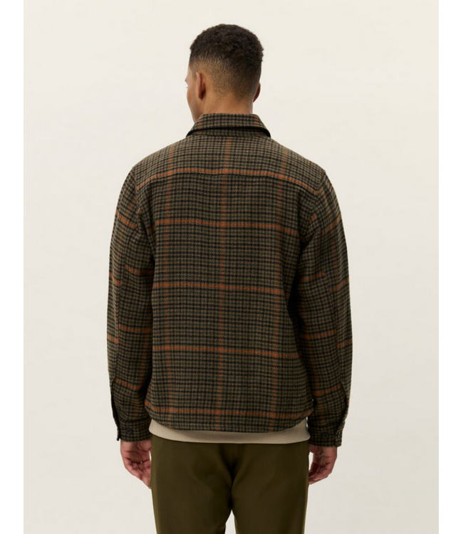 LES DEUX Les Deux Kody Houndstooth Overshirt