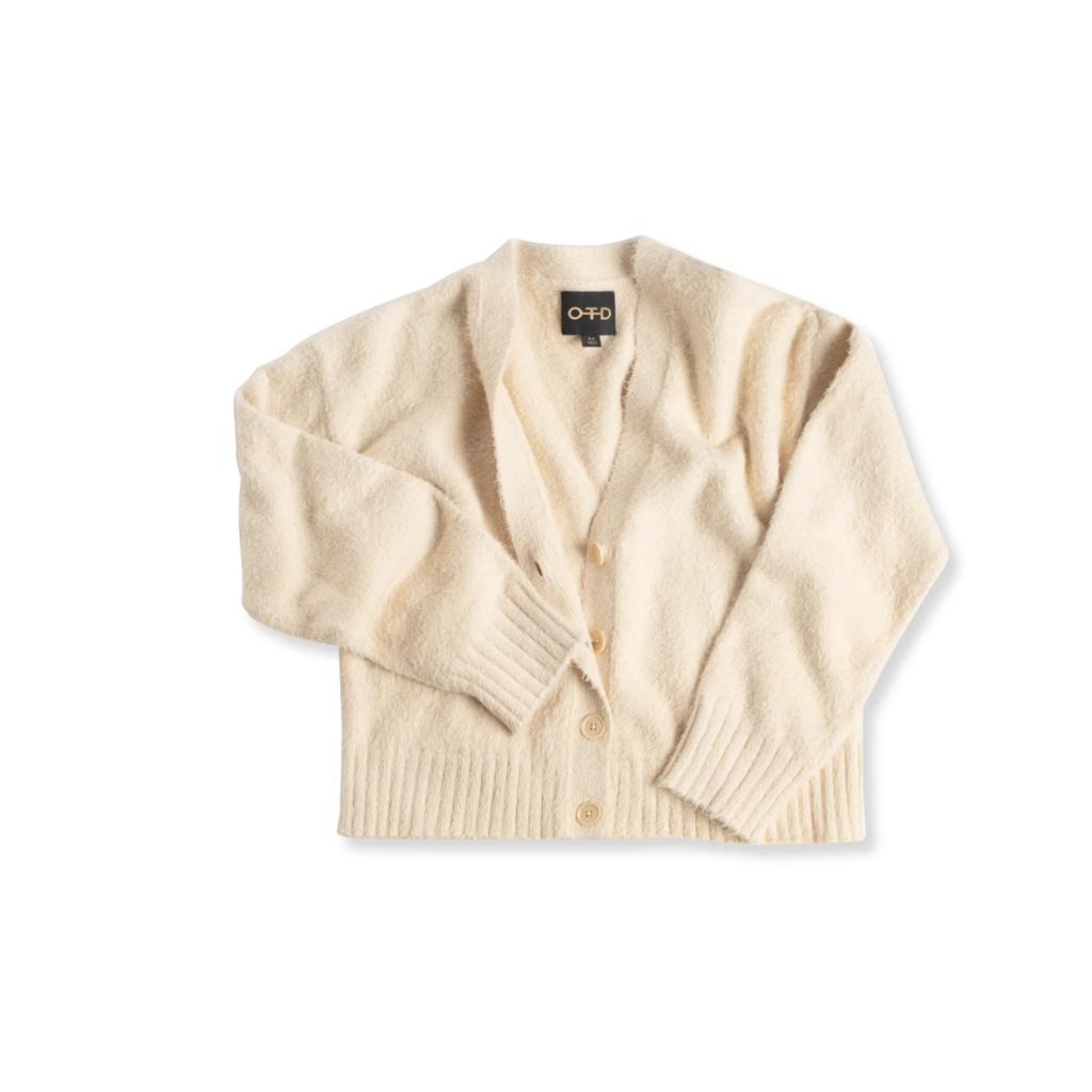On This Day OTD Teddy Cropped Cardigan