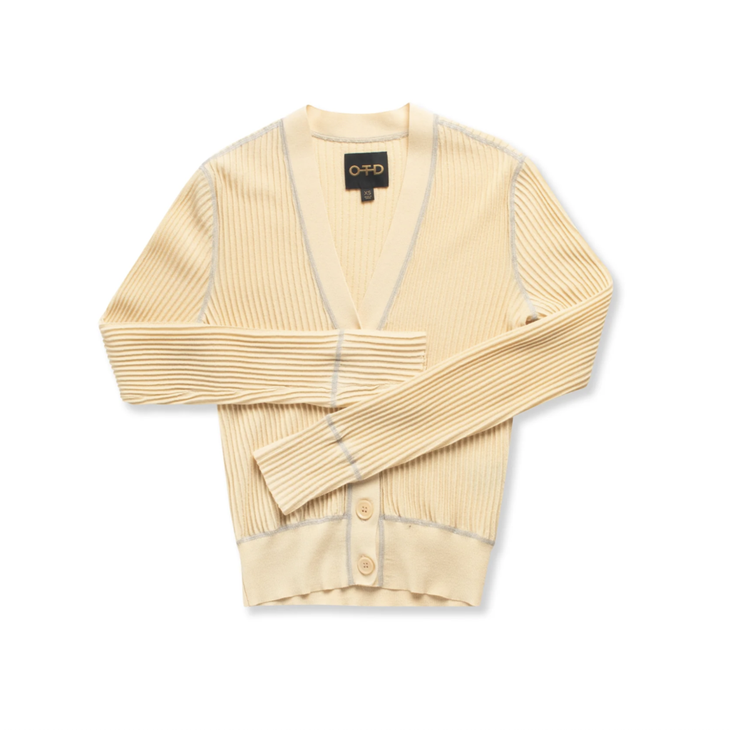 On This Day OTD Contrast Stitch Cardigan