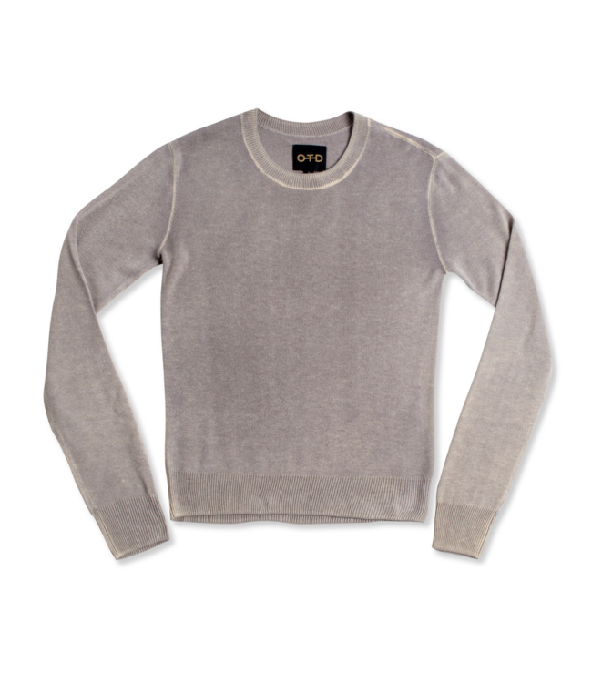 On This Day L OTD LS Deep Split Crew Sweater