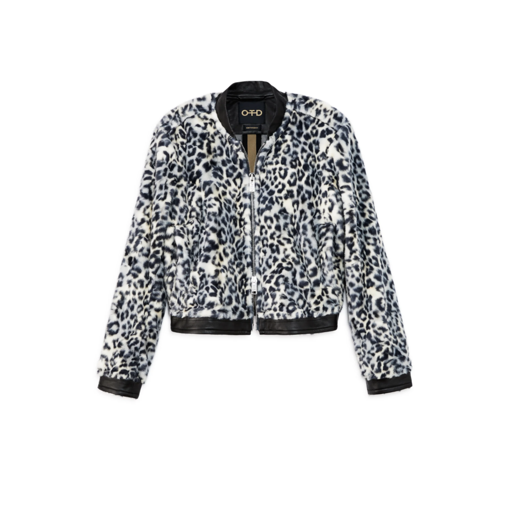On This Day OTD Animal Print Track Jacket