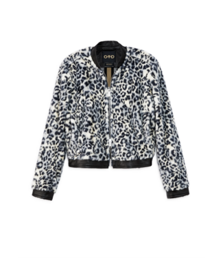 On This Day OTD Animal Print Track Jacket