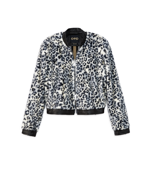 On This Day OTD Animal Print Track Jacket