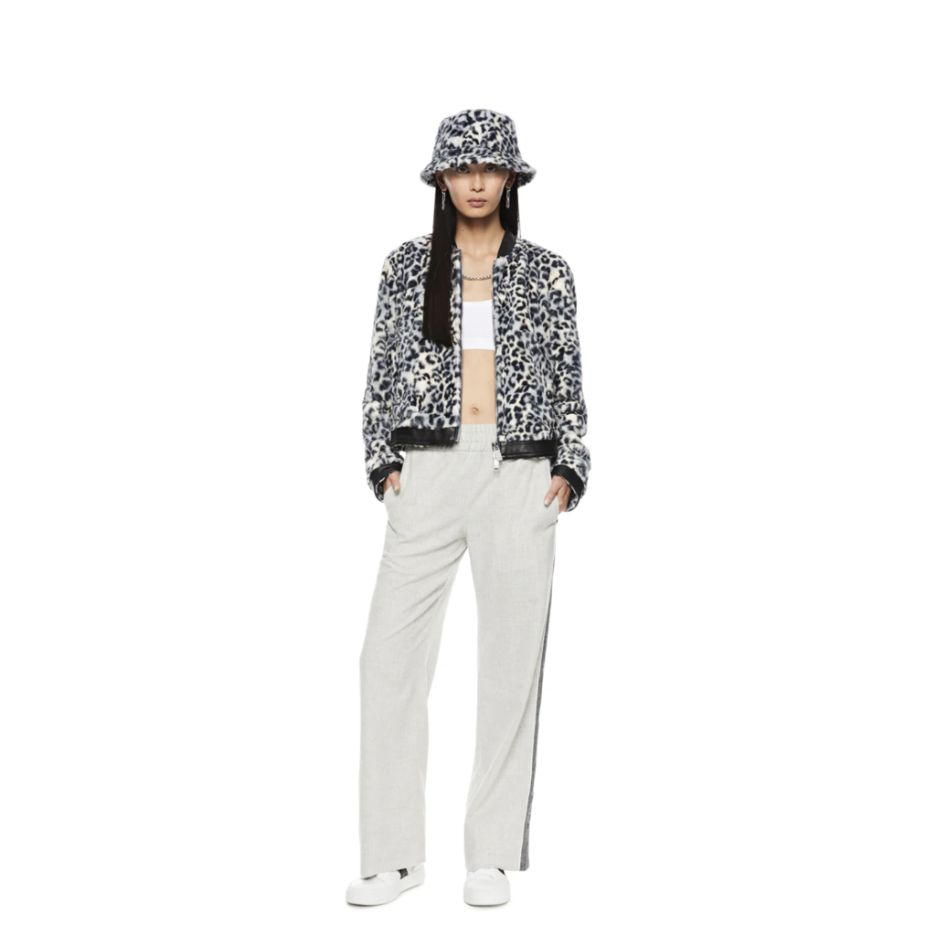 On This Day OTD Animal Print Track Jacket