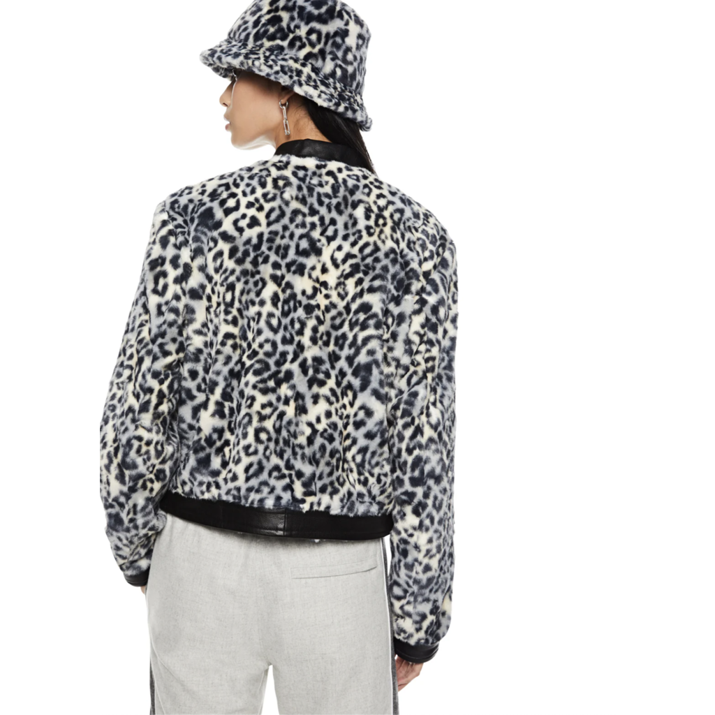 On This Day OTD Animal Print Track Jacket