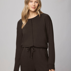Ladies SPLENDID Splendid Supersoft Trim Pullover