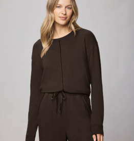 Ladies SPLENDID Splendid Supersoft Trim Pullover