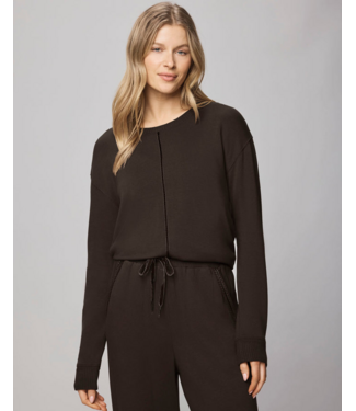 Ladies SPLENDID Splendid Supersoft Trim Pullover