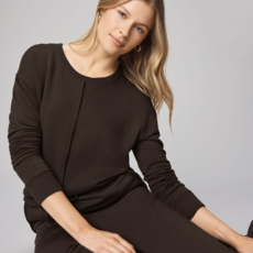 Ladies SPLENDID Splendid Supersoft Trim Pullover