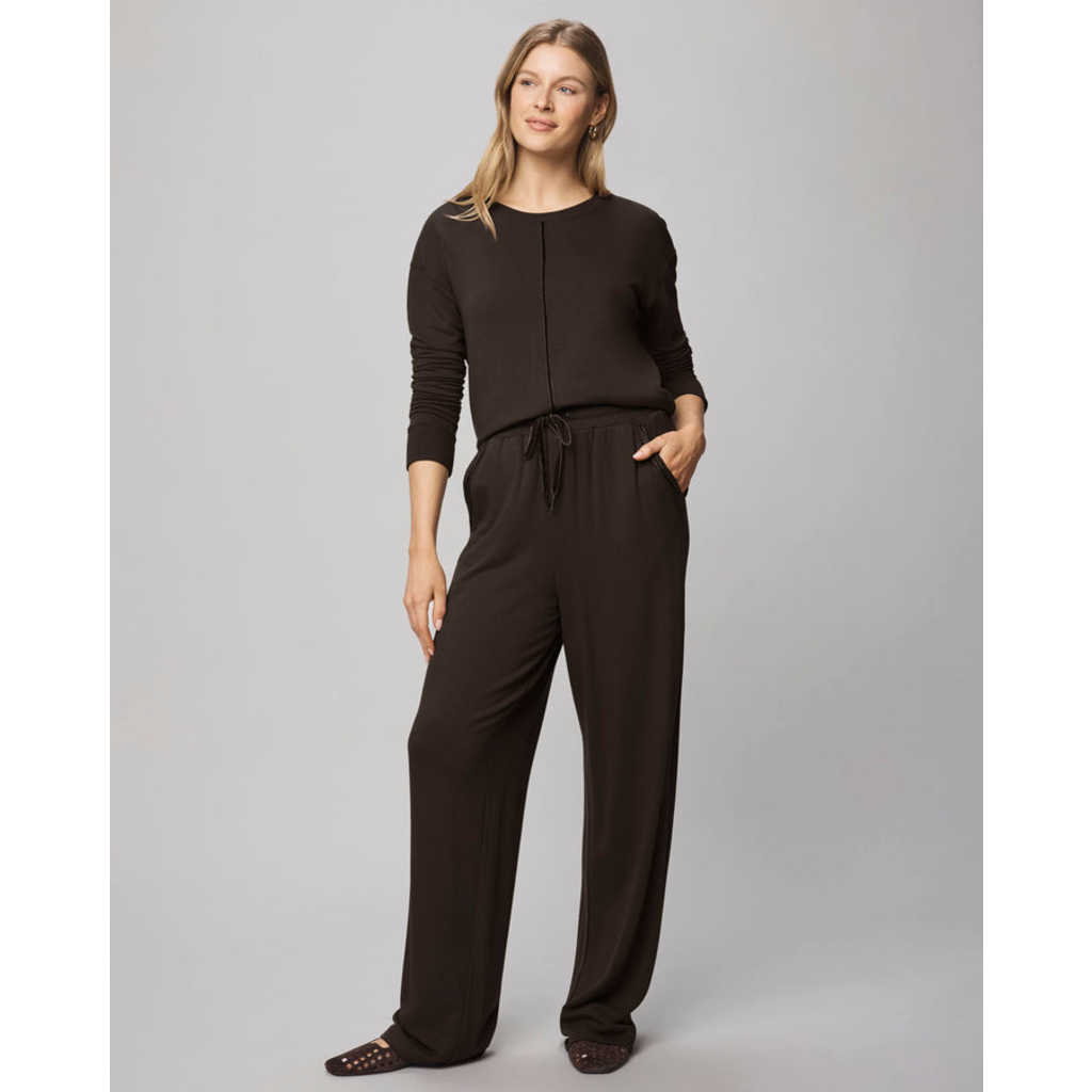Ladies SPLENDID Splendid Supersoft Trim Pullover