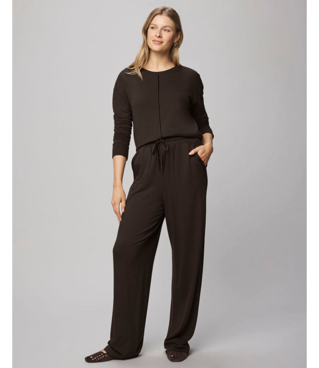 Ladies SPLENDID Splendid Supersoft Trim Pullover