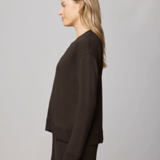 Ladies SPLENDID Splendid Supersoft Trim Pullover