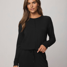 Ladies SPLENDID Splendid Supersoft Trim Pullover
