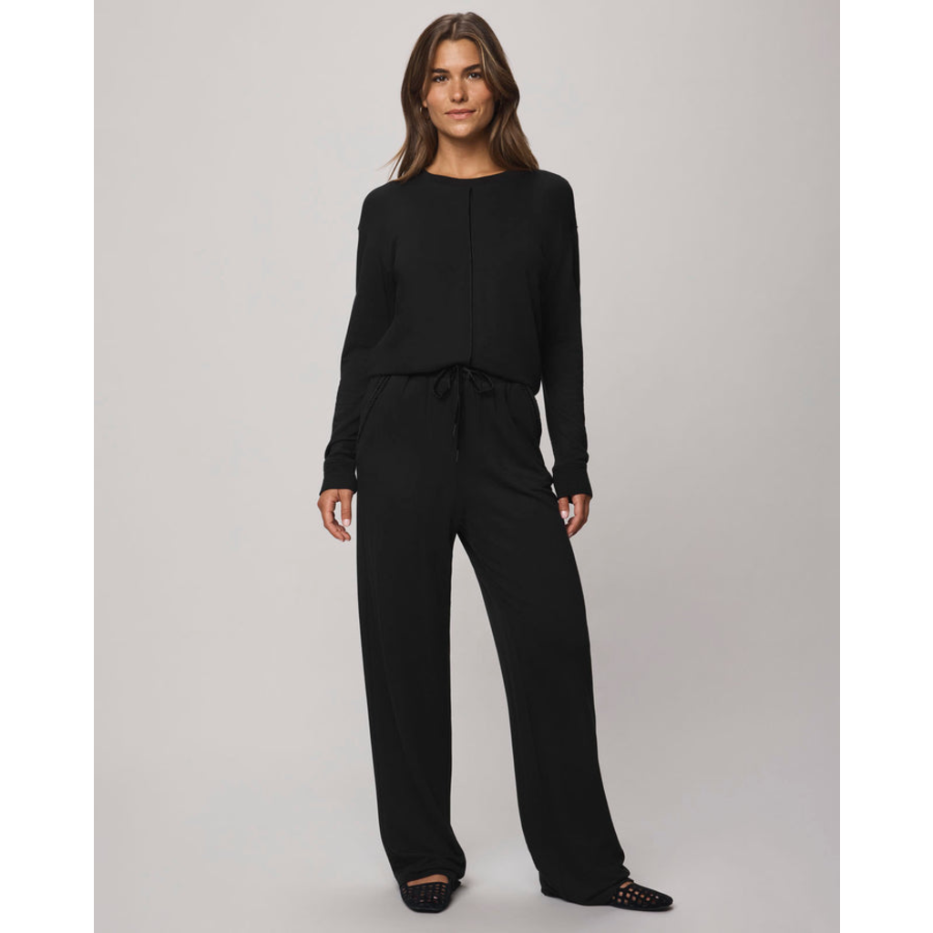 Ladies SPLENDID Splendid Supersoft Trim Pullover