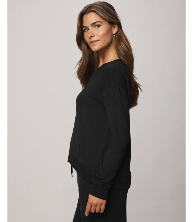 Ladies SPLENDID Splendid Supersoft Trim Pullover