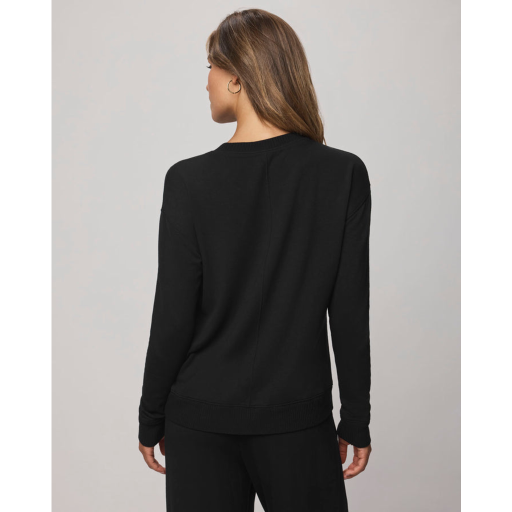 Ladies SPLENDID Splendid Supersoft Trim Pullover