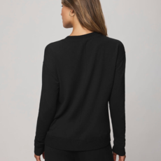 Ladies SPLENDID Splendid Supersoft Trim Pullover