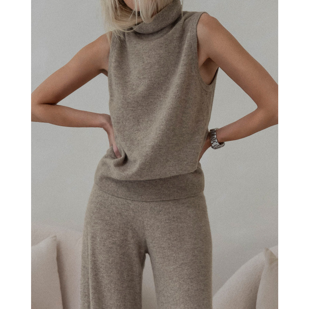 Ladies SPLENDID Splendid Tori Cashmere T Neck Tank