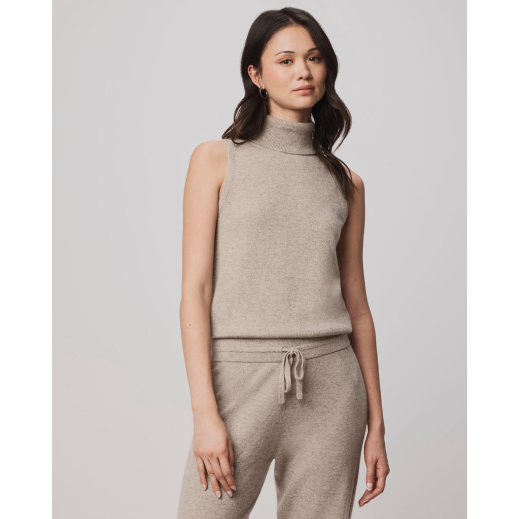 Ladies SPLENDID Splendid Tori Cashmere T Neck Tank