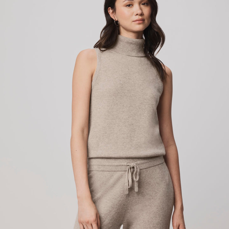 Ladies SPLENDID Splendid Tori Cashmere T Neck Tank