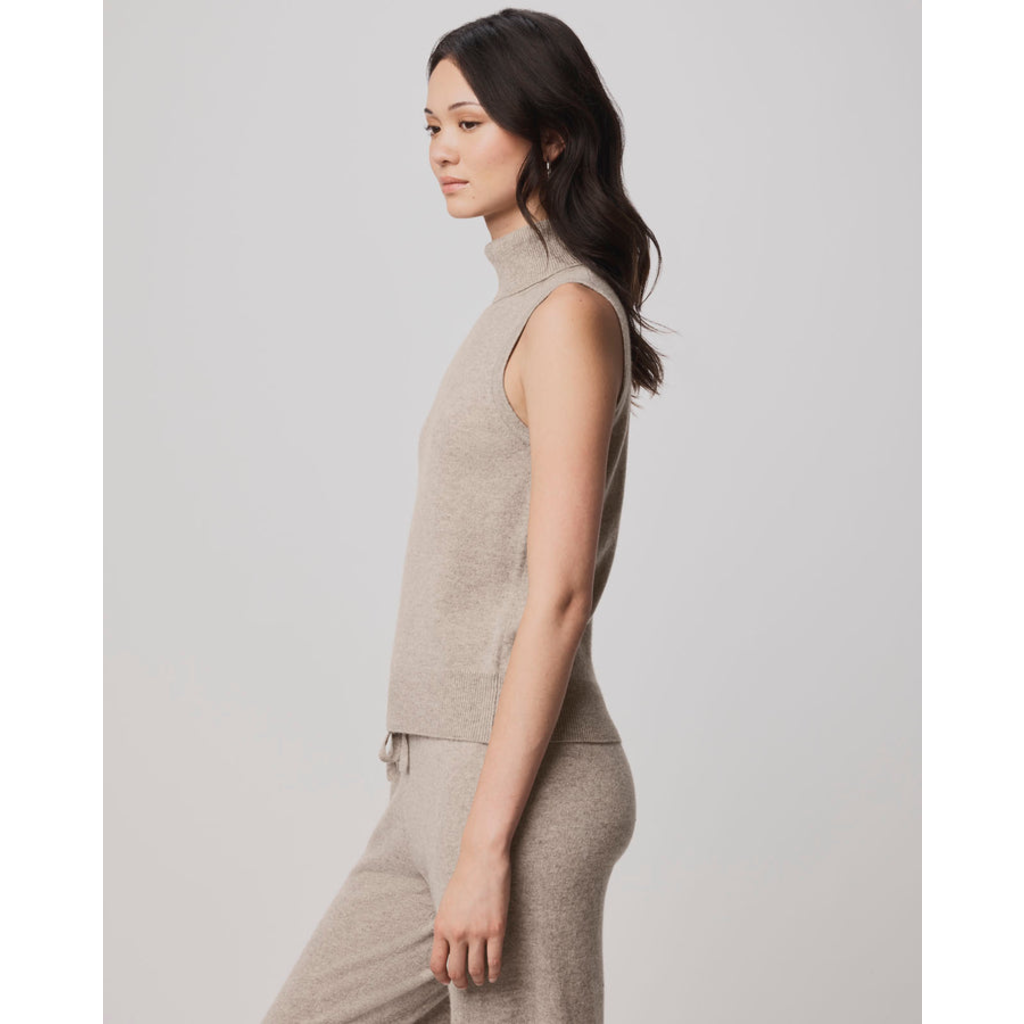 Ladies SPLENDID Splendid Tori Cashmere T Neck Tank