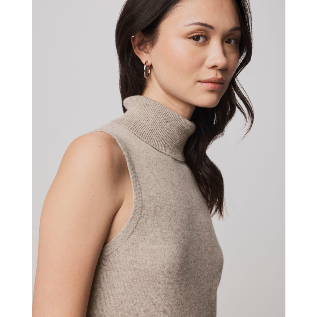 Ladies SPLENDID Splendid Tori Cashmere T Neck Tank